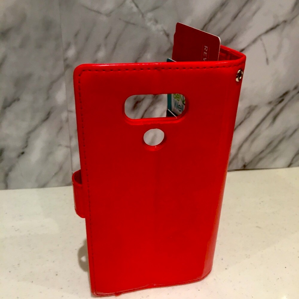 Phone case with attach phone cove red colour for LG G6 - Picture 3 of 7